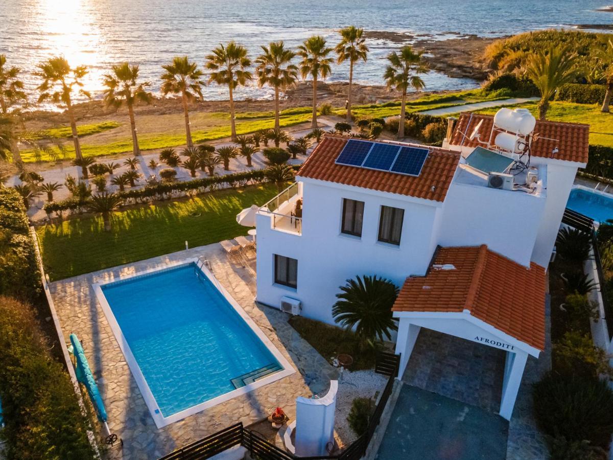 Platzia Beach Villas Paphos Exterior foto